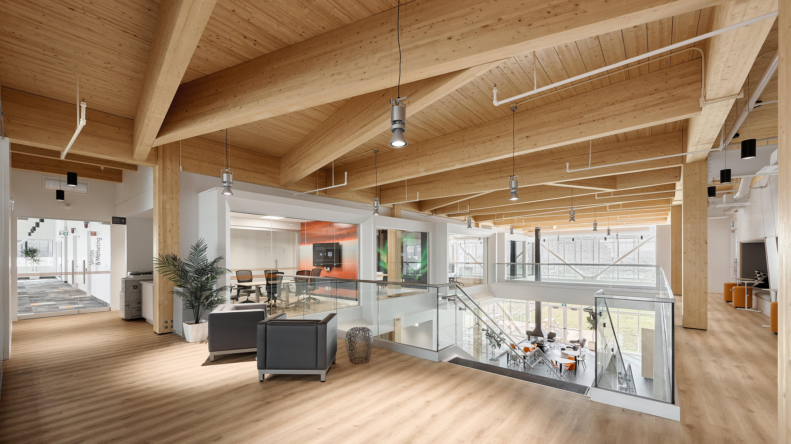 Intérieur construction industrielle eddyfi phase 1